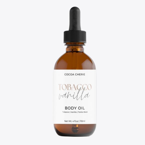 Cocoa Cherie Other - Tobacco Vanilla Body Oil – 4 oz.